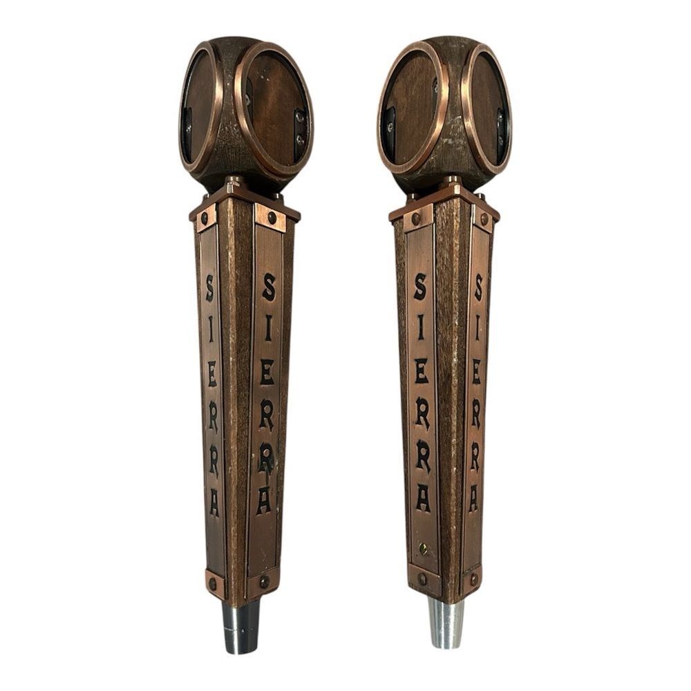 Sierra Copper and Silver Tap Handles